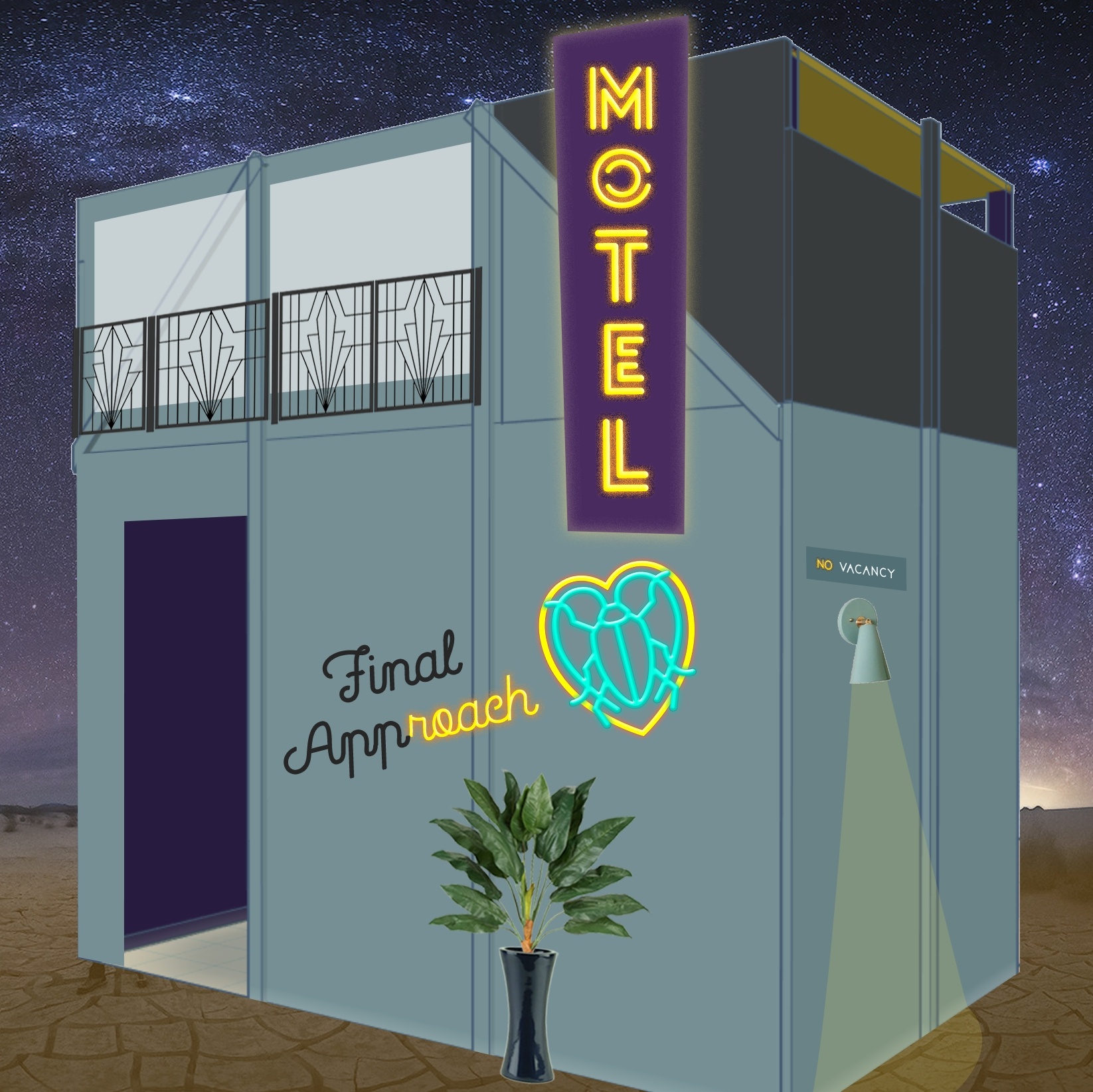 Final Approach Motel design rendering